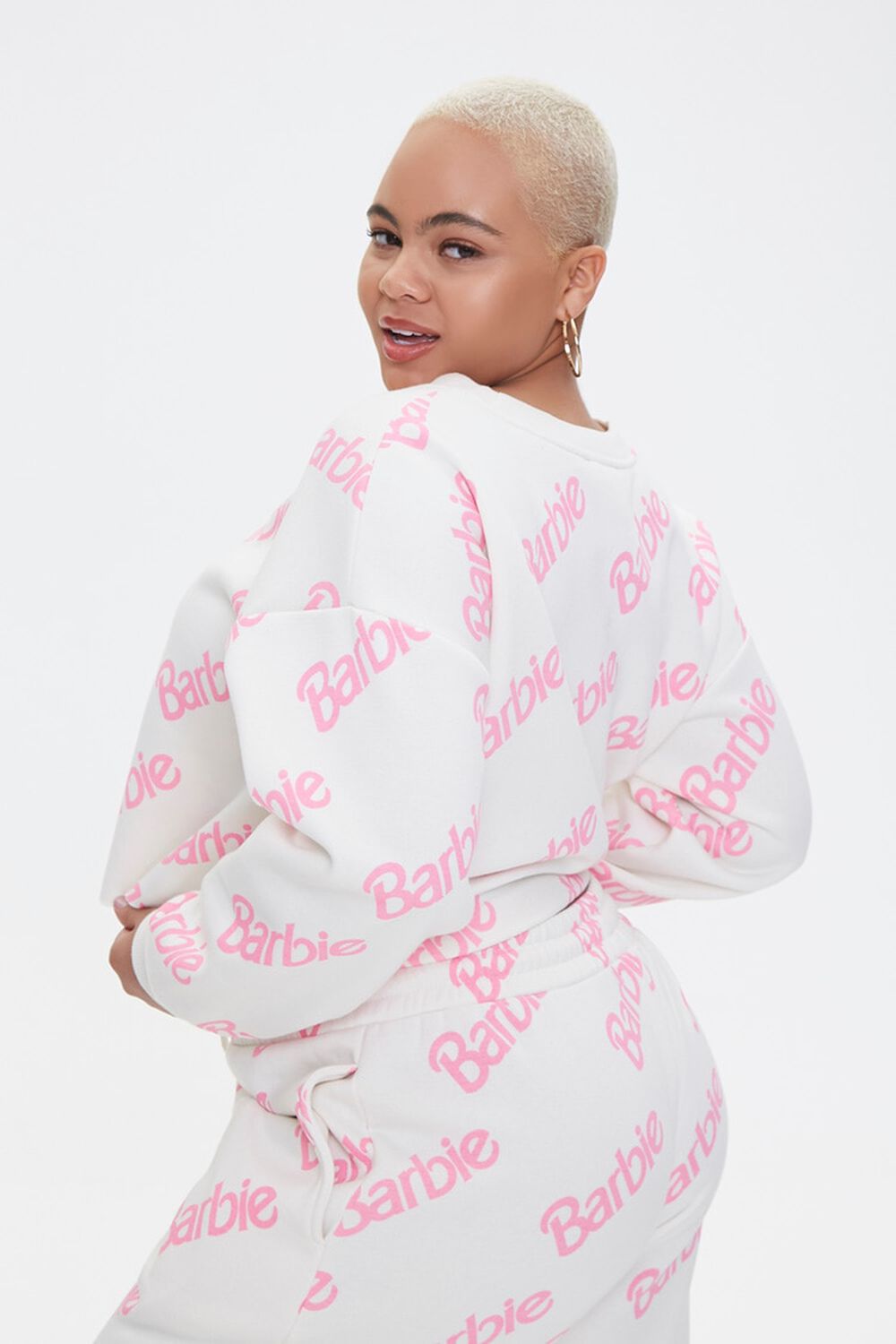 Plus Size Fleece Barbie™ Pullover, image 2