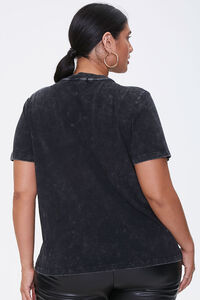 CHARCOAL/IVORY Plus Size Amour Graphic Tee, image 3