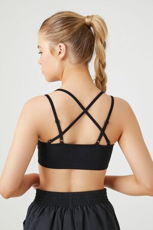 Forever 21 Women's Active Seamless Strappy Sports Bra