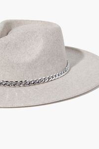 OATMEAL/SILVER Chain-Trim Sun Hat, image 3