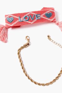 PINK Love Bracelet Set, image 2
