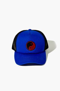 Embroidered Yin Yang Trucker Cap, image 1