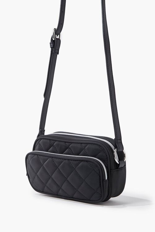 BLACK Quilted Crossbody Bag, image 2