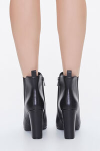 BLACK Pointed-Toe Chelsea Boots, image 3