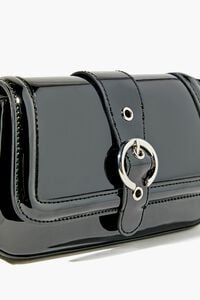 Faux Patent Leather Shoulder Bag, image 5