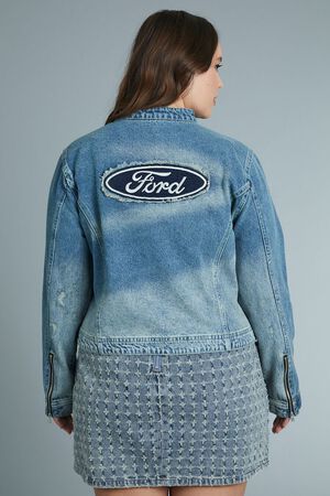 Plus Size Ford Denim Jacket