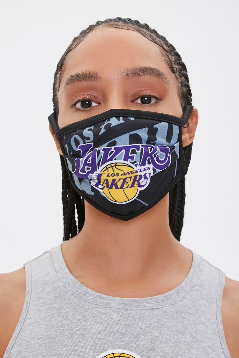 Lakers Graphic Face Mask, image 3