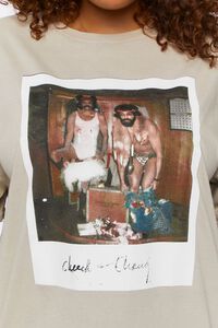 TAUPE/MULTI Plus Size Cheech & Chong Graphic Tee, image 5