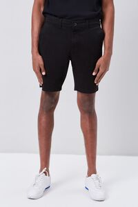 BLACK Relaxed Woven Shorts, image 2