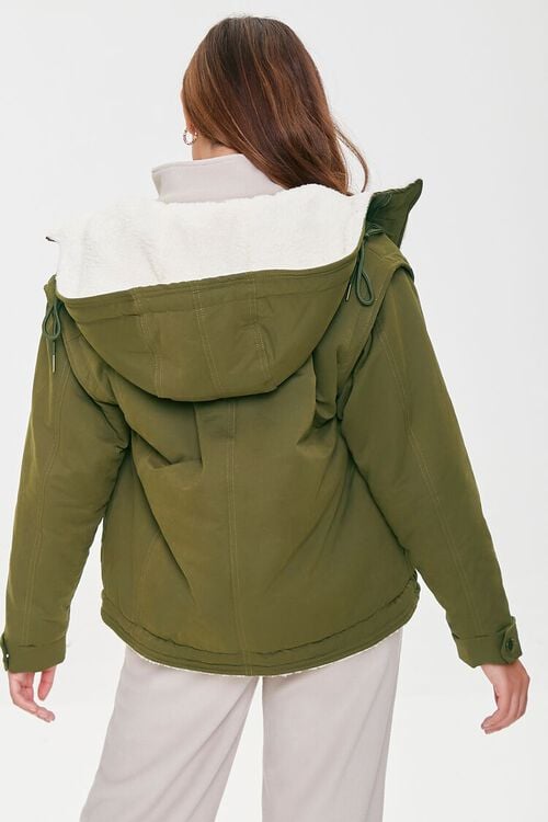 OLIVE Hooded Utility Jacket, image 3