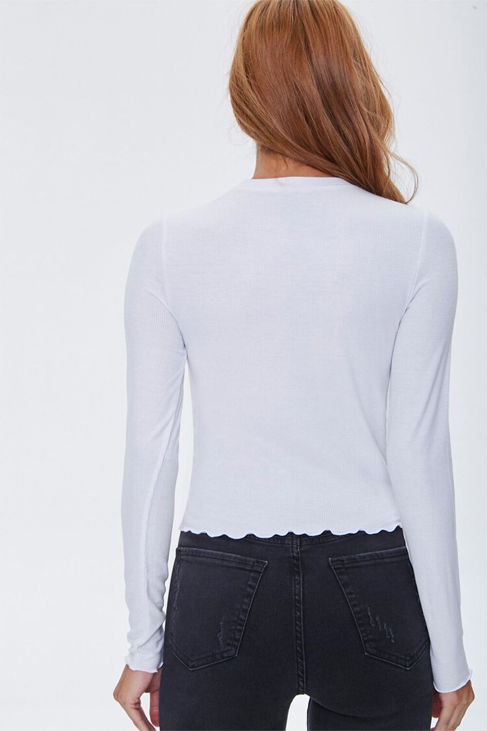 WHITE/BLACK Embroidered Celestial Top, image 3