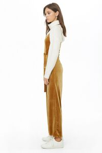 Velvet Belted Palazzo Jumpsuit, image 2