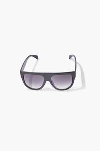 BLACK/BLACK Tinted Shield Sunglasses, image 4