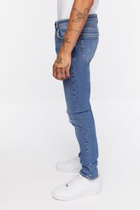 LIGHT DENIM Premium Distressed Slim-Fit Jeans, image 3