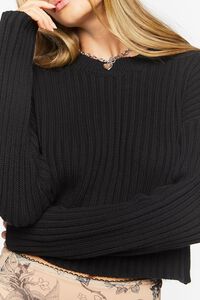 BLACK Drop-Sleeve Sweater, image 5