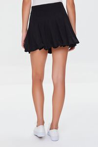BLACK Godet Mini Skirt, image 4
