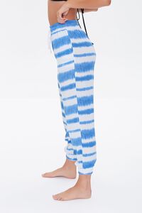 BLUE/WHITE Tie-Dye Swim Cover-Up Pants, image 3