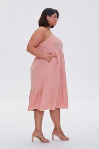ROSE Plus Size Tiered Cami Dress, image 2