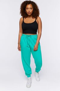 MERMAID Plus Size Active French Terry Joggers, image 5