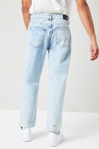LIGHT DENIM Distressed Slim-Fit Jeans, image 4