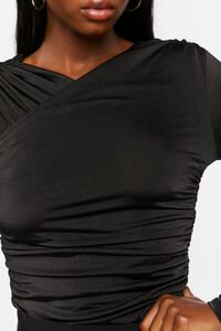Long-Sleeve Wrap-Neck Bodysuit, image 6