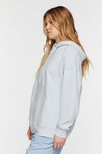 MISTY BLUE Organically Grown Cotton Hoodie, image 2