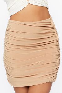 SAFARI Ruched Bodycon Mini Skirt, image 6