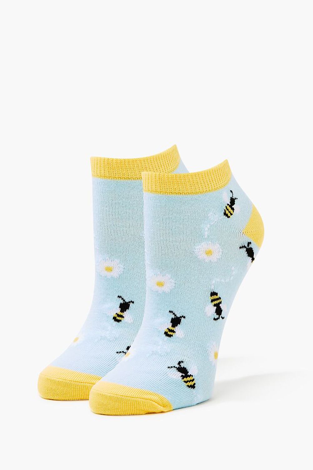BLUE/MULTI Bee Graphic Ankle Socks, image 1