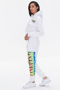 WHITE/MULTI Aaliyah Graphic Joggers, image 1