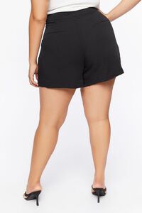 BLACK Plus Size High-Rise Shorts, image 4