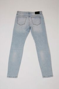 LIGHT DENIM Distressed Faded Jeans, image 2