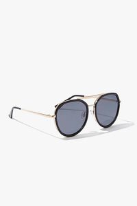 GOLD/BLACK Premium Aviator Sunglasses, image 2