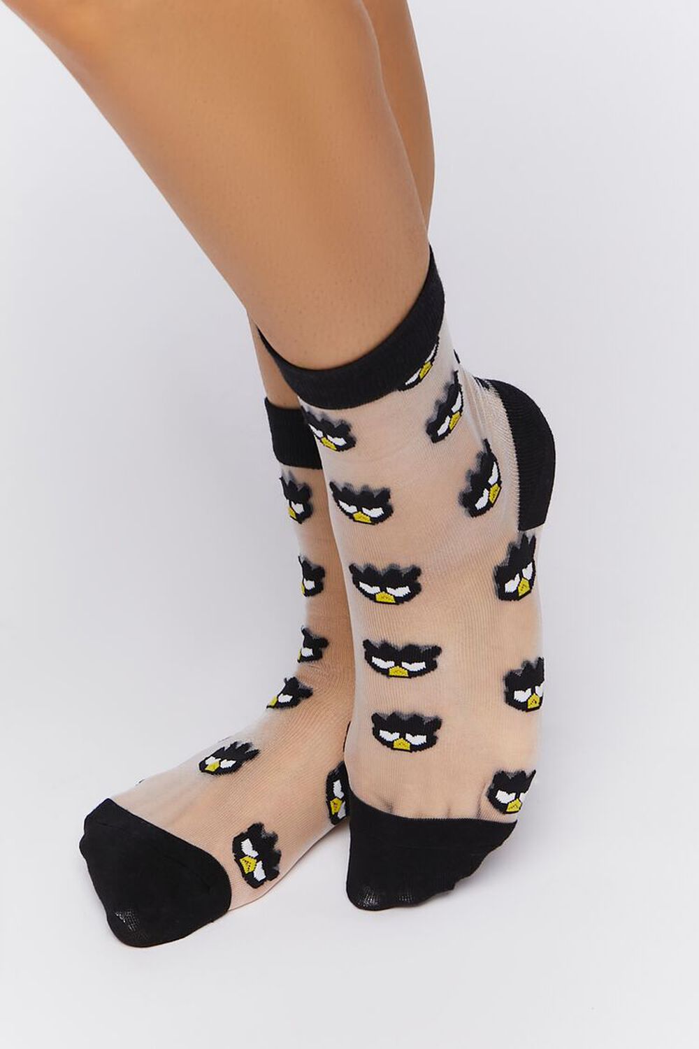 BLACK/MULTI Hello Kitty & Friends Badtz-Maru Socks, image 1