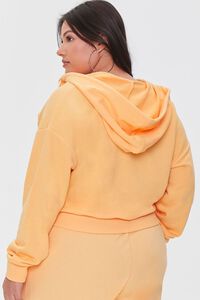 CANTALOUPE Plus Size French Terry Zip-Up Hoodie, image 3