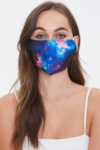 Galaxy Print Face Mask, image 1
