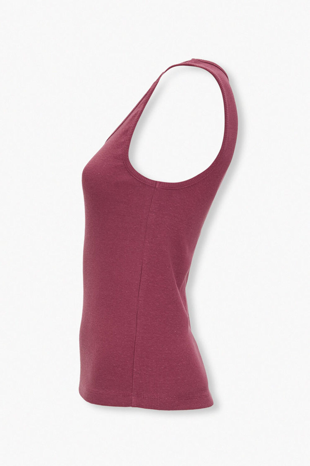 BERRY Ribbed Knit Tank Top, image 2