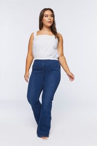 DARK DENIM Plus Size Split-Hem Bootcut Jeans, image 7