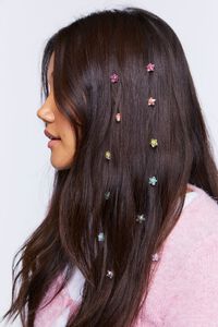PINK/YELLOW Star Hair Chain Set, image 1