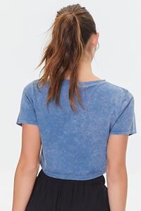 TEAL Active Oil Wash Cropped Tee, image 3