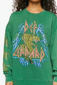 GREEN/MULTI Def Leppard Graphic Pullover, image 5