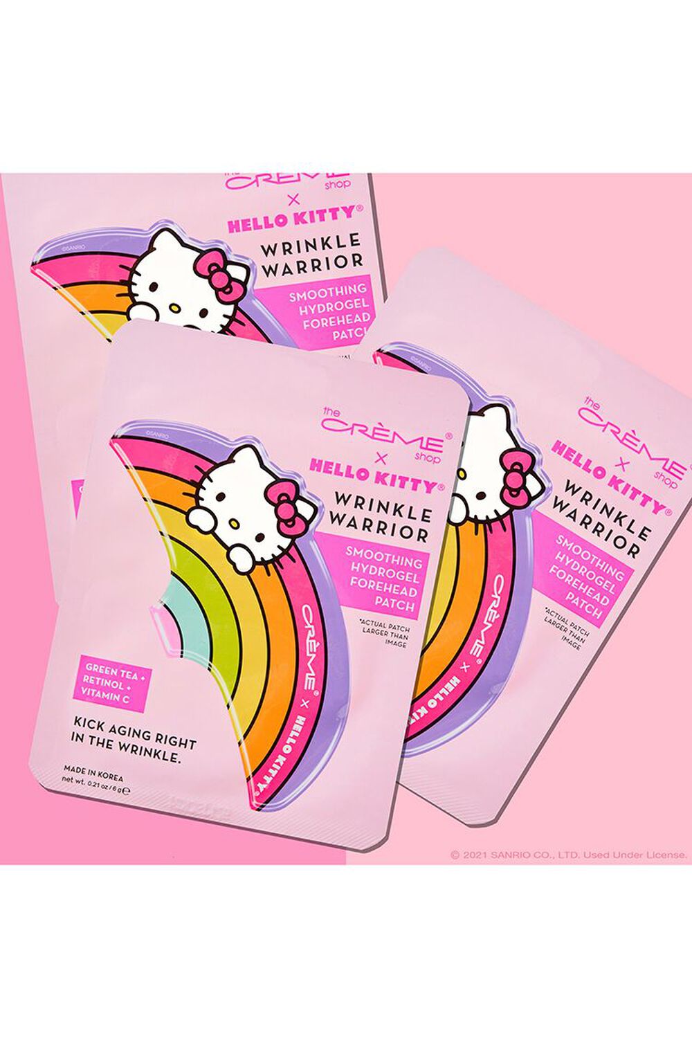 The Crème Shop Hello Kitty - Wrinkle Warrior Smoothing Hydrogel Forehead Patch, image 2