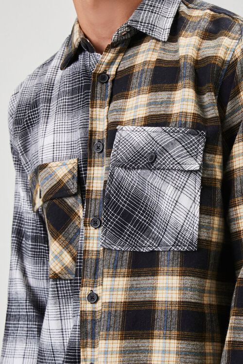 GREY/MULTI Reworked Plaid Button-Front Shirt, image 5