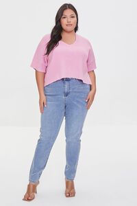 PINK Plus Size High-Low Tee, image 4