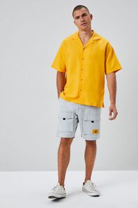 GREY Sun Patch Graphic Cargo Shorts, image 5