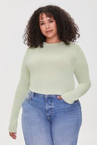 MINT Plus Size Fitted Sweater, image 1