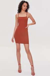 BROWN Cami Mini Dress, image 4
