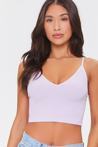 ORCHID Seamless Ribbed Bralette, image 1