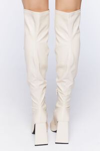 CREAM Faux Leather Over-the-Knee Boots, image 3