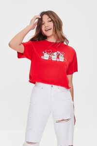 RED/MULTI Cup Noodles Hello Kitty Graphic Tee, image 1