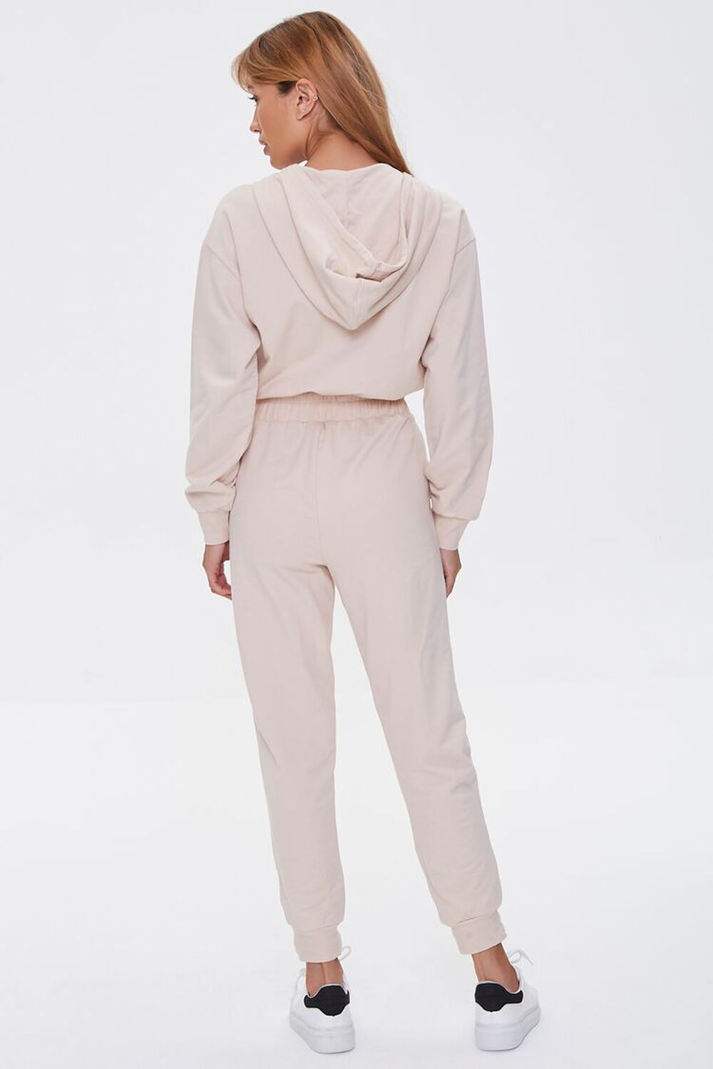SAND Hooded French Terry Jumpsuit, image 3
